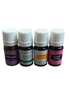 Young Living Essential Oil Set of 4- 5ml